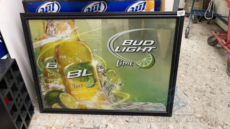 Bud Light Lime Framed Poster