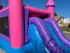 Pink and Purple Super Deluxe Combo Wet/Dry Slide with a Large Pool and Basketball Hoop - 7