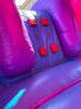 Pink and Purple Super Deluxe Combo Wet/Dry Slide with a Large Pool and Basketball Hoop - 9