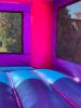 Pink and Purple Super Deluxe Combo Wet/Dry Slide with a Large Pool and Basketball Hoop - 10