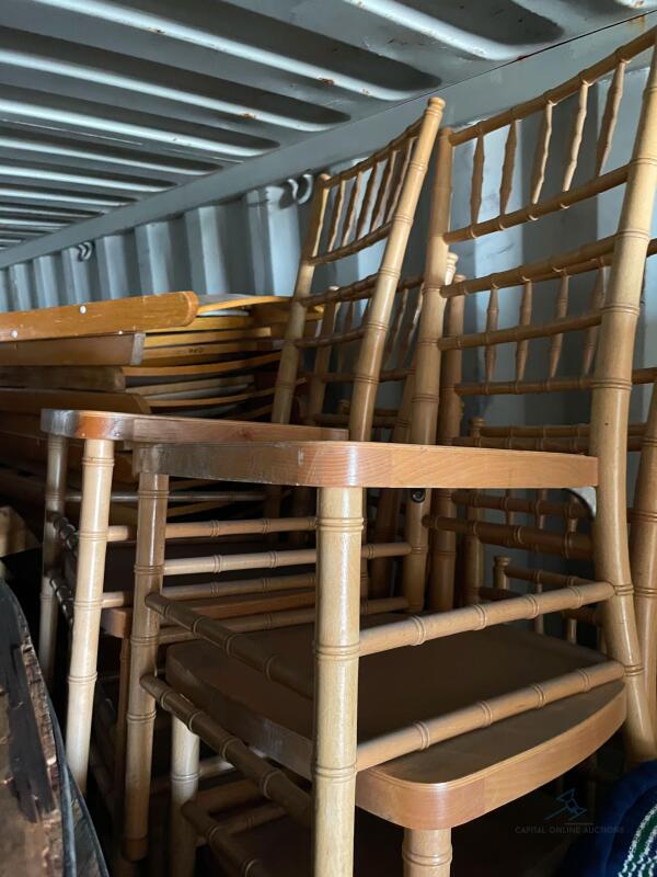 (100) Fruitwood Chivari Chairs