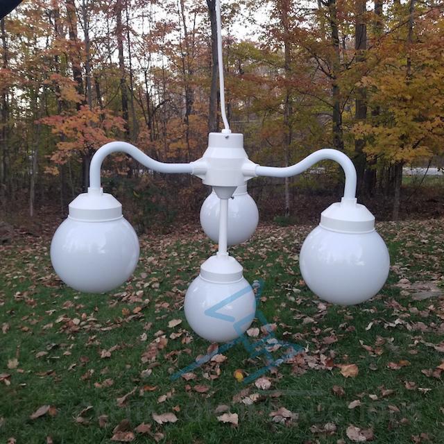 (6) Chandelier Tent Lighting Sets (with brackets and clamps)