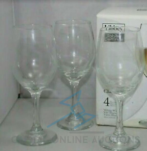 (120) White Wine Glasses