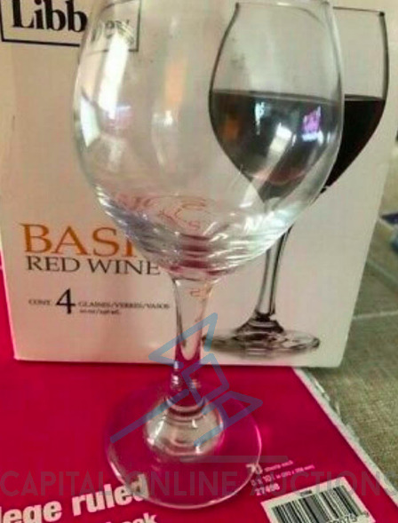 (80) Red Wine Glasses