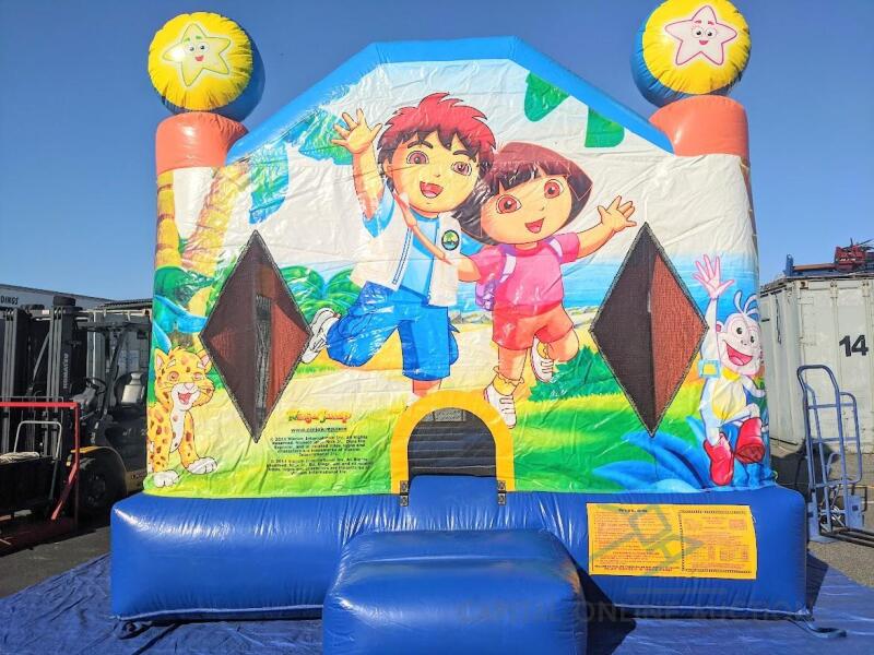 13’ x 13’ Dora the Explorer / Diego Bounce House 