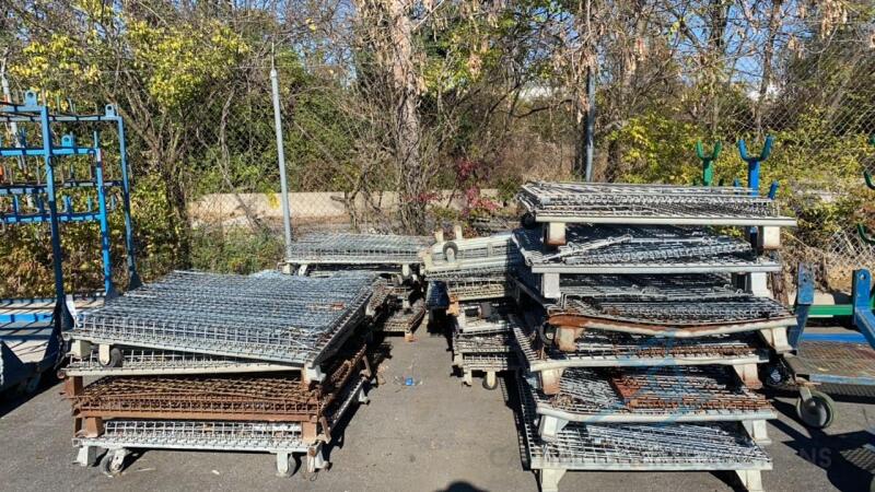 Huge Lot of Wire Baskets and Carts