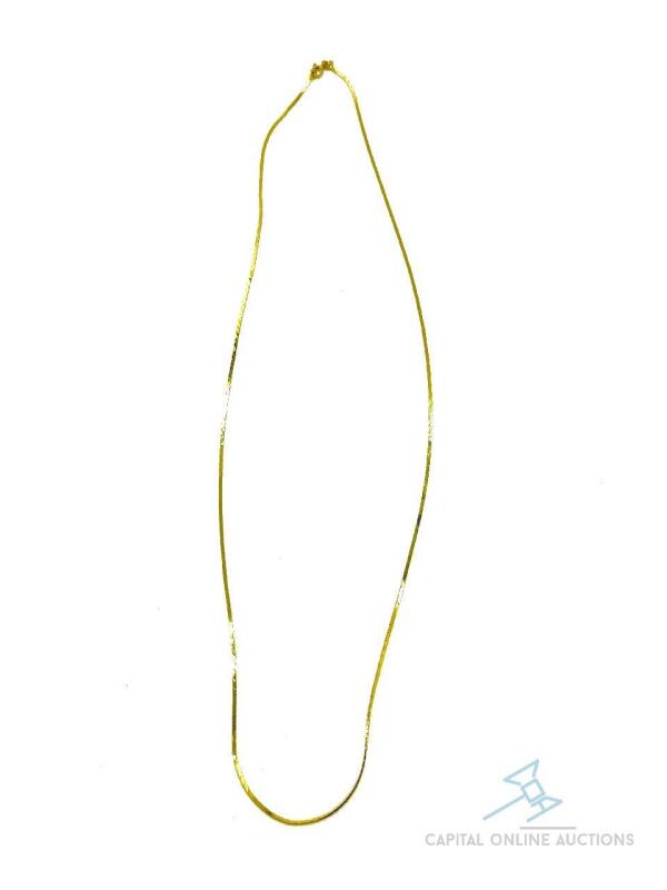 14kt Solid Yellow Gold Chain