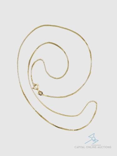 14kt Solid Yellow Gold Necklace