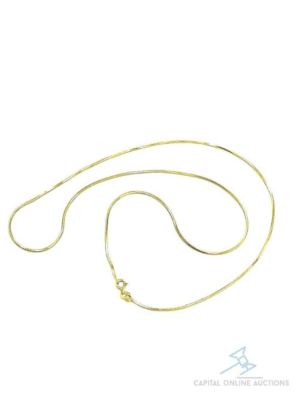 14kt Solid Yellow Gold Chain