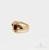 14kt Yellow Gold Ruby and Diamond Ring - 2