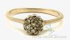14kt Solid Yellow Gold and Diamond Ring