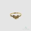 14kt Solid Yellow Gold and Diamond Engagement Ring - 2