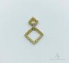 14kt Yellow Gold Peridot and Diamond Pendant - 3