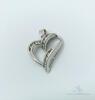 10kt White Gold and Diamond Pendant - 3