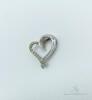 10kt Gold and Diamond Heart Pendant - 2