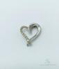 10kt Gold and Diamond Heart Pendant - 3