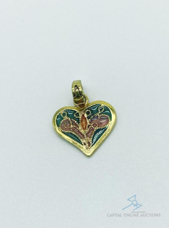 14kt Solid Yellow Gold Pendant