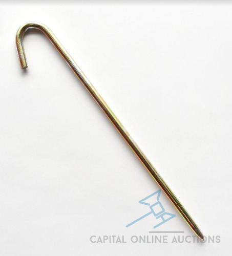 (50) 1/2 x 18 Hook (zinc-gold)