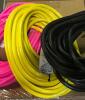 (6) BRAND NEW 50ft Yellow Extension Cord with Lighted Female End - 2