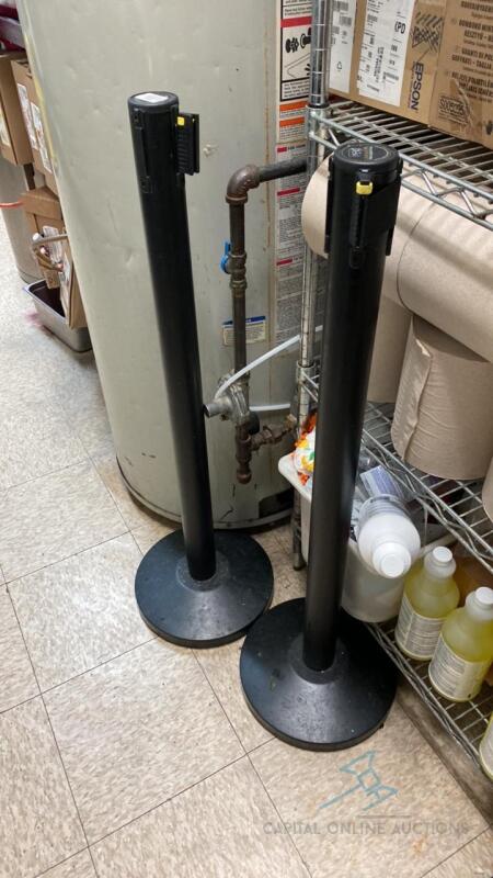 (2) Stanchions