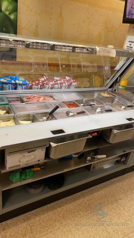 Duke Refrigerated Sandwich Prep Counter