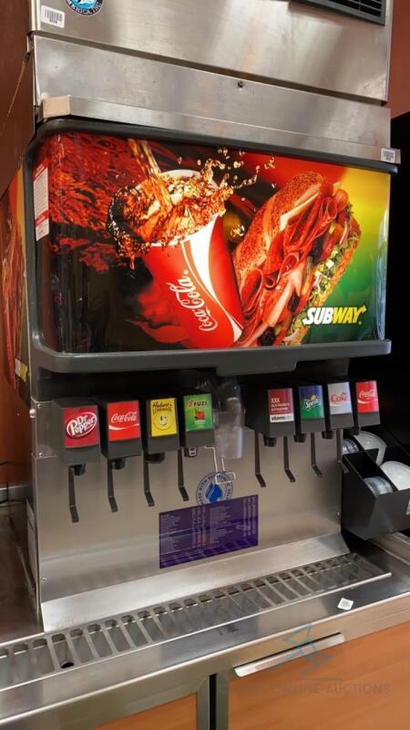 Subway Branded Cornelius Beverage Dispenser