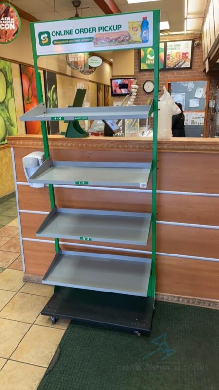 Metal Shelving Unit