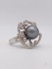 14kt Gold, Pearl & Diamond Ring - 2