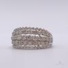 14kt White Gold Diamond Band - 3