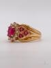 14kt Yellow Gold Ruby & Diamond Ring - 3