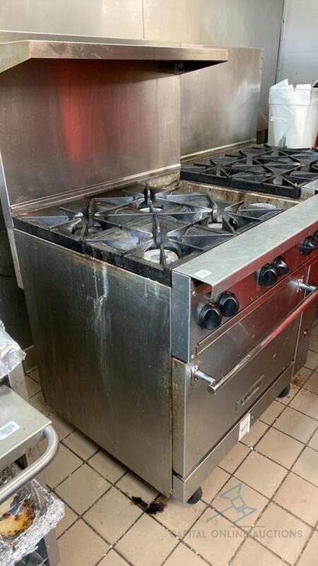 Vulcan Six Burner Gas Oven