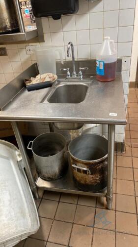 Stainless Steel Sink with Counter