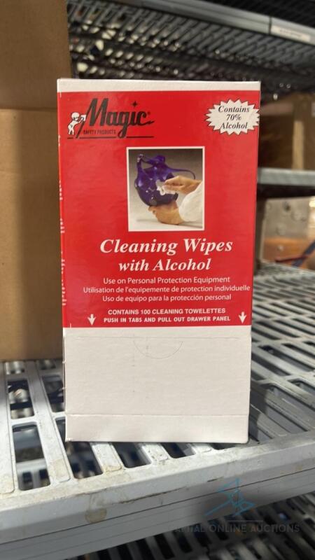 (9) PPE Cleaning Wipes