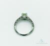 14kt Solid White Gold & Diamond Engagement Ring - 2