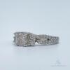 10kt Solid White Gold Diamond Engagement Ring - 2