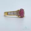 Beautiful 18kt Gold, Ruby, & Diamond Cocktail Ring - 3