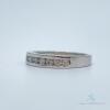 14kt White Gold & Diamond Band Ring - 2