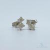 14kt Gold & Diamond Stud Earrings - 2