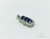 14kt Gold, Blue Sapphire, & Diamond Pendant - 2