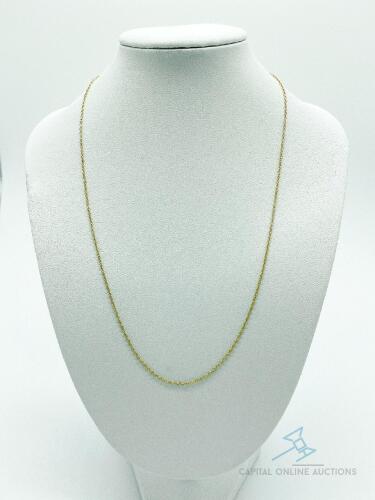 10kt Solid Yellow Gold Chain