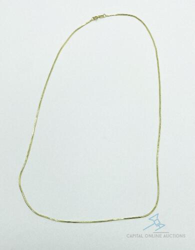 14kt Solid Yellow Gold Chain