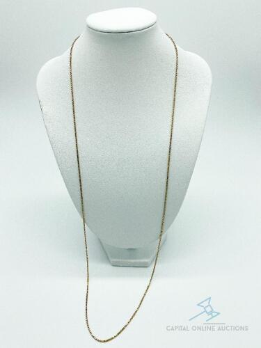 14kt Solid Yellow Gold Chain