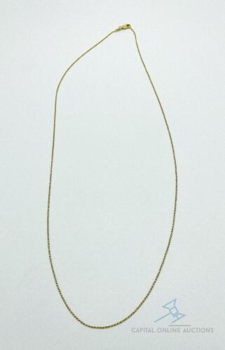 14kt Solid Yellow Gold Chain