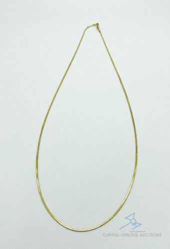 14kt Solid Yellow Gold Chain