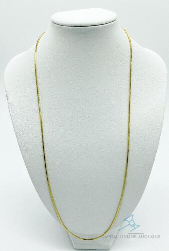 14kt Solid Yellow Gold Chain