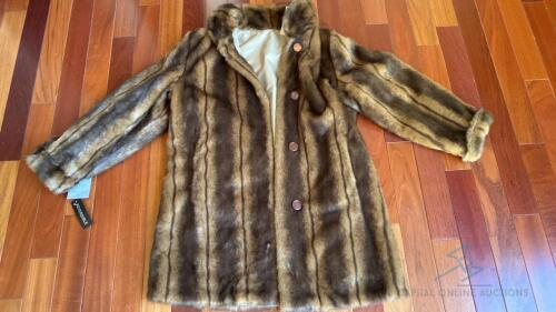 Reversible Brown Fur Coat