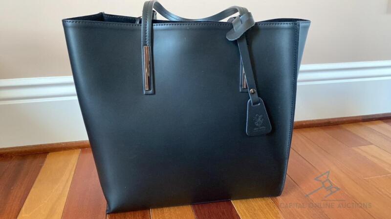 Sofia Cardoni Black Leather Bag