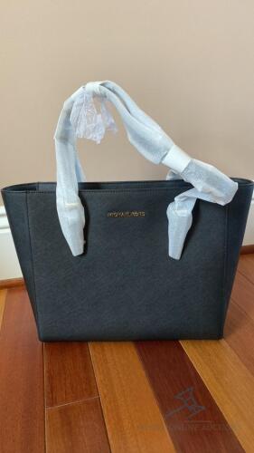 Michael Kors Black Leather Tote