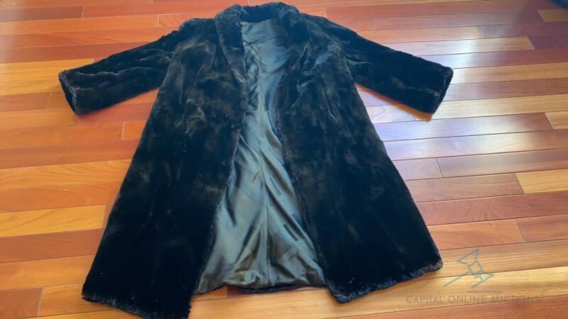 Plymouth Furs Black Fur Coat