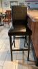 Black Upholstered Bar Stools (9) - 2